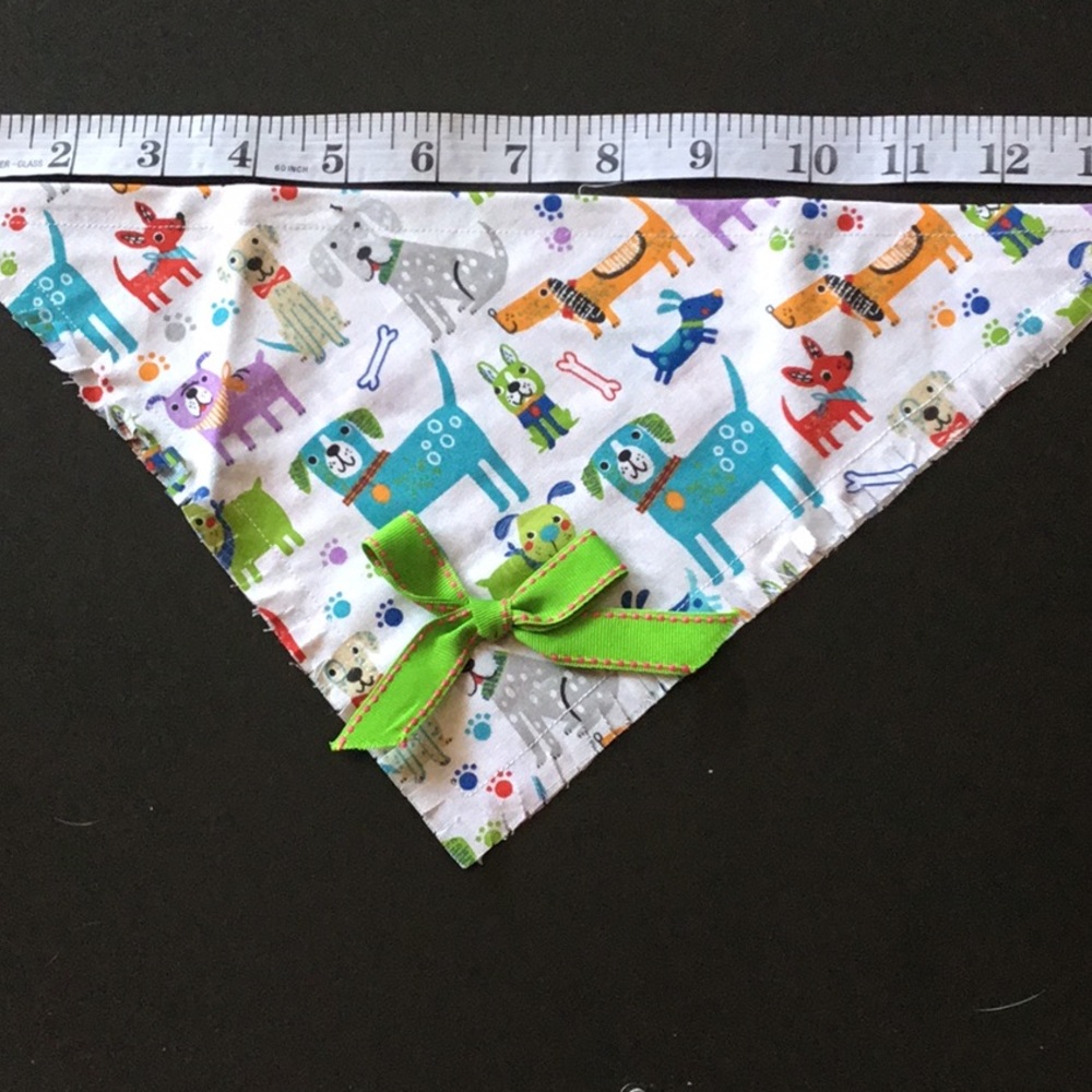 Dog print bandannas